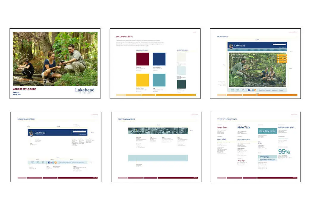 Lakehead University web style guide