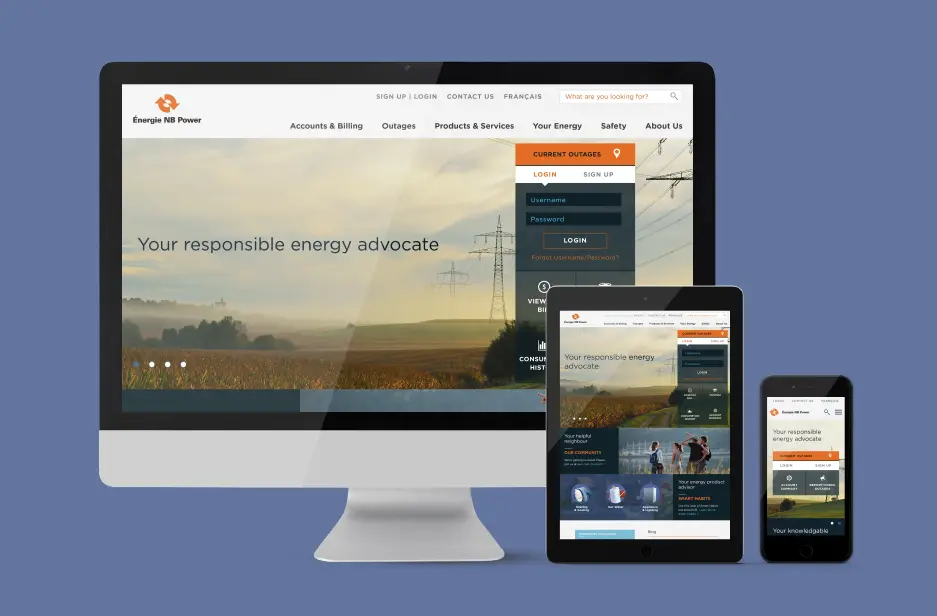 NB Power web UX Design